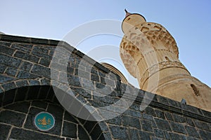 Detail Of Abu Bakr Mosque in Medina photo