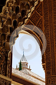 Detail of Alhambra Palace