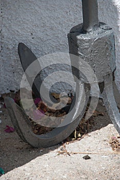 Detail of anchor as decoration