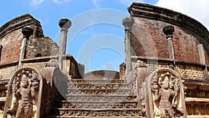 Detail of ancient buddhism temple