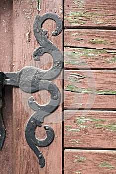 Detail on ancient door