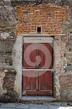 Detail of an ancient door