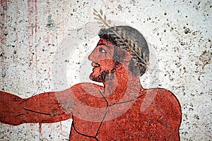 Ancient greek portrait