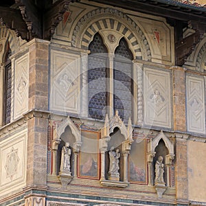 detail of ancient palace of Florence - Italy