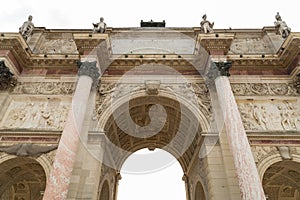 Detail of Arc de Triomphe Paris photo