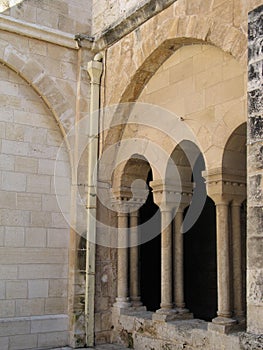 Detail of arcade in Bethlehem