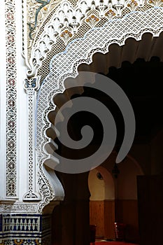 Detail of architecture in  mosque