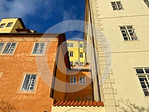 Detail of architercture next tu Prague Castle, Prague, Czech Republic