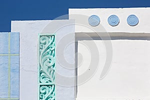 Detail of Art Deco building in Ocean Drive photo