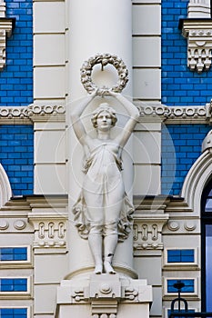 Detail of Art Nouveau building