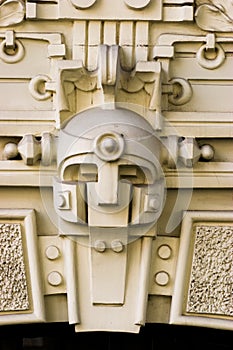 Detail of Art Nouveau building