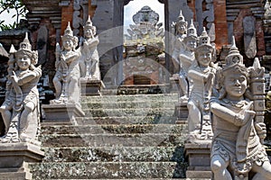 Detail of a Bali temple photo