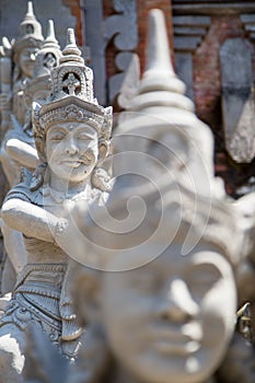 Detail of a Bali temple photo