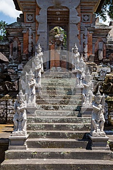 Detail of a Bali temple photo