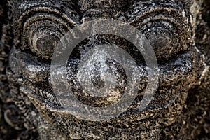 Detail of a Bali temple photo