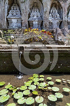 Detail of a Bali temple photo