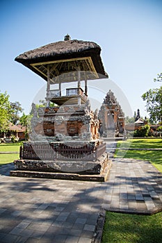 Detail of a Bali temple photo