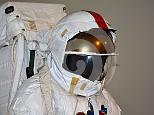Detail of an astronaut with his spacesuit photo