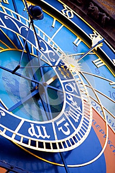Detail from the astronomical clock in Prague photo
