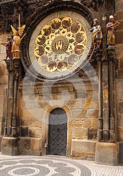 Detail of Astronomical Clock in Prague