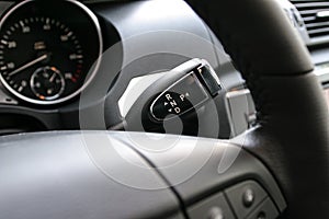 Detail on a automatic gear shifter