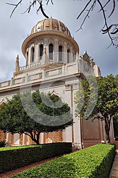 Detail of Bahai Gardens in Haifa Israel