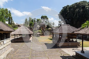 Detail of a Bali temple photo