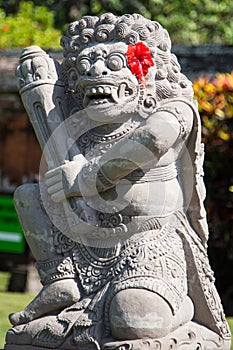 Detail of a Bali temple photo
