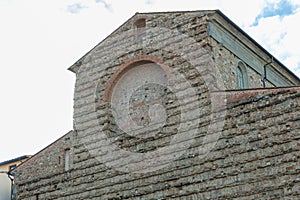 Detail of the Basilica di San Lorenzo in Florence Italy