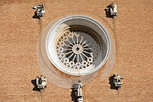 Detail of Basilica of San Francesco - Siena Italy