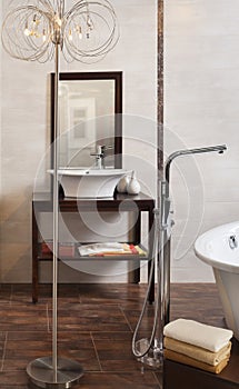 Detail of the bathroom