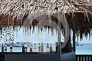 Detail of beach bar in thailand