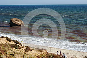 Detail of the beach of MatalascaÃ±as in Huelva 7