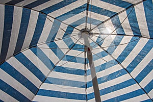 Detail of beach umbrella