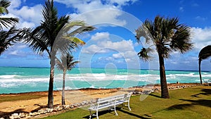 Detail of beach in Varadero town