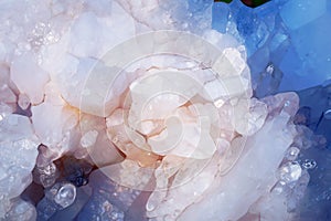 Detail beautiful crystal. Abstract crystalline background. Graphic effect.