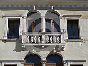 Detail of a beautiful facade