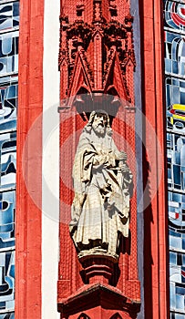 Detail of the beautiful Lady Chapel in Wuerzburg, Germany