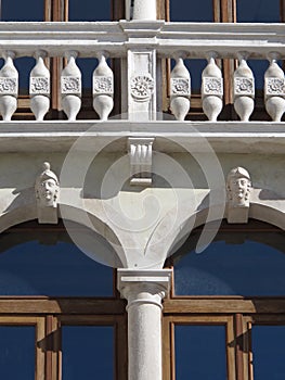 Detail of a beautiful Renaissance facade