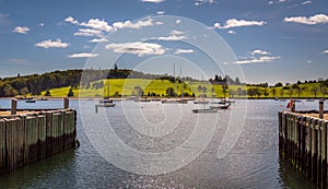 Detail of the beautiful town of Lunenburg