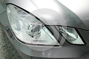 Detail a beauty sport car headlight