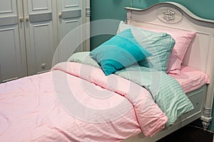 Detail of bedrooms for girls