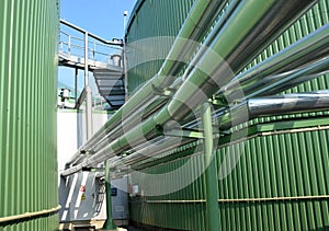 Detail of biogas plant