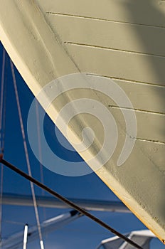 Detail, Boat Hull, Dry Dock