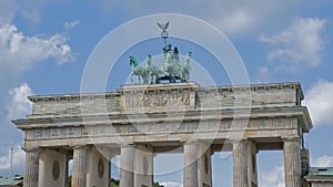 Detail of the Brandenburger Tor gate in Berlin