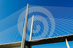 Detail of the bridge across the Golden Horn Bay