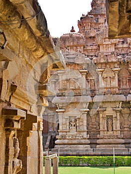 Detail, Brihadishwara temple, Tamil Nadu, southern India