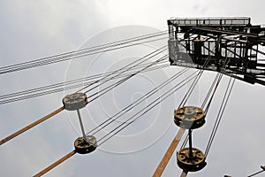 Detail of a brown coal excavator