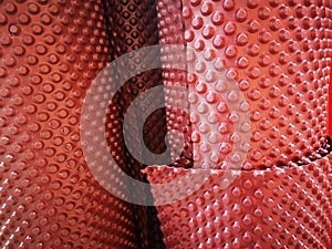 Bubble wrap packaging on a store