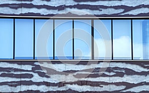 Detail of Building of CBS in Heerlen photo